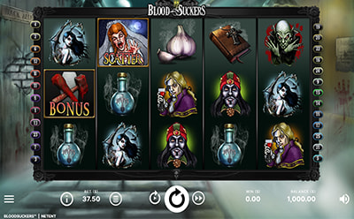 Blood Sucker slotimäng Eesti mängijatele HappySpins online kasiinos