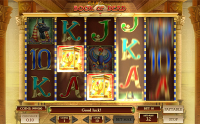 Book of Dead sloti tasuta keerutused