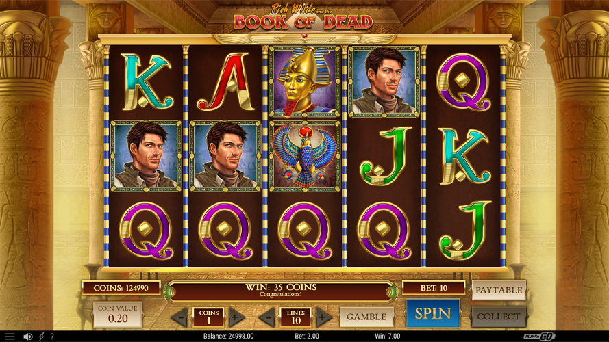 MĂ€ngige Book of Dead online slotti tasuta