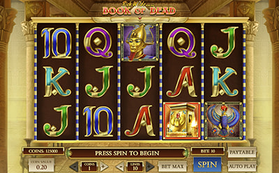 The Book of Dead slotimäng Eesti Casinoin online kasiinos
