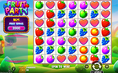 Fruit Party slotimäng RedDice EST online kasiinos