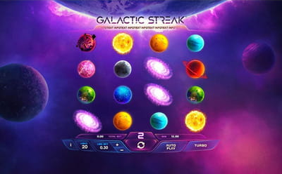 Galactic Streak Online Slot Bet 365 kasiinos