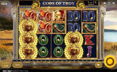 The Gods of Troy Slot Game at the Quick Slot Estonian Online Casino