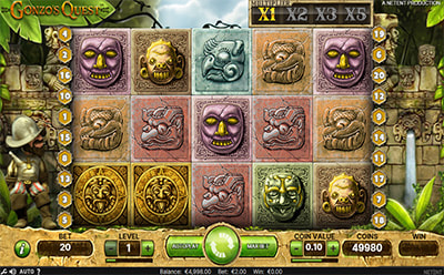 Gonzo's Quest slotimÀng Slotparadise Eesti online kasiinos