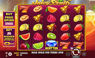Juicy Fruits slotimäng Koi Eesti online kasiinos