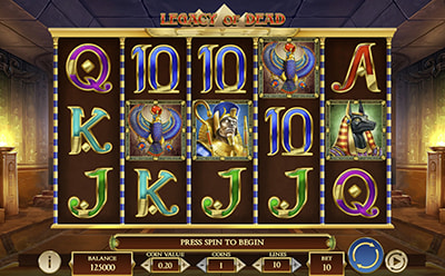 The Legacy of Dead slotimäng Eesti Casinoin online kasiinos