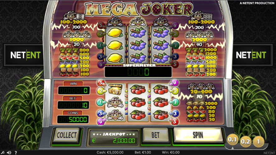 Mängige Mega Joker slotti internetis tasuta