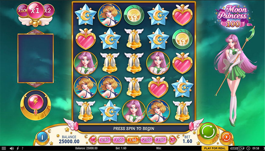 Mängige Moon Princess 100 online slotti tasuta