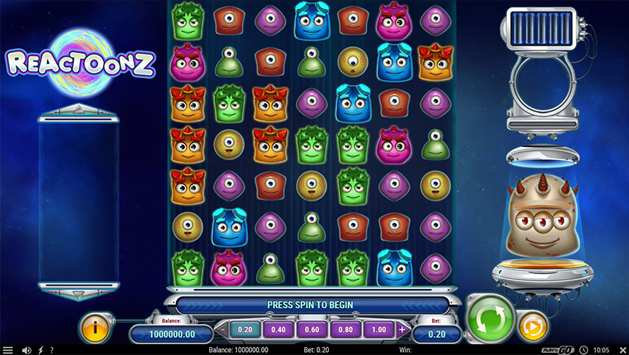 MĂ€ngige Reactoonz slotti internetis tasuta