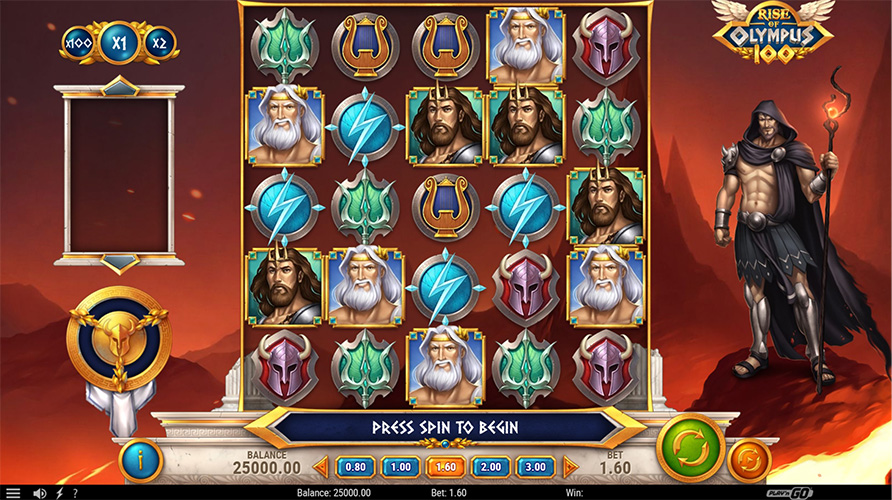 Mängige Rise of Olympus 100 slotti internetis tasuta