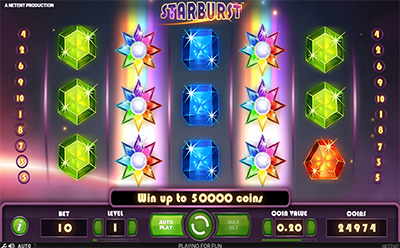 Starburst sloti tasuta keerutused