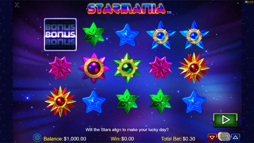 Mängi Starmania online slotti tasuta