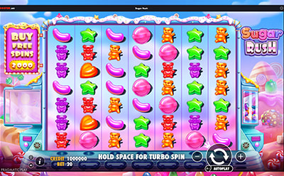 Sugar Rush slotimäng Rooster Bet EST online kasiinos