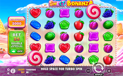 Sweet Bonanza slotimäng Eesti mängijatele Winnerz online kasiinos