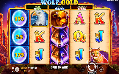 Wolf Gold sloti tasuta keerutused