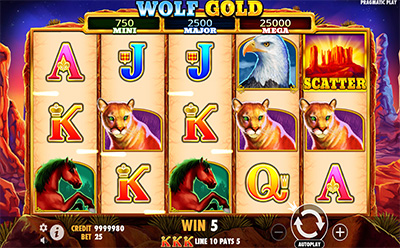 Wolf Gold mobiilne slott